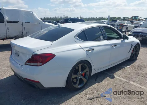2019 Genesis G70 3.3T Advanced из США, поврежденный, VIN KMTG34LE0KU034232
